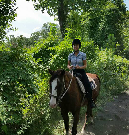 Woman On Horseback